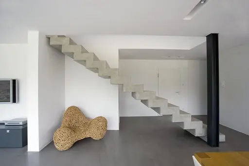 Concrete staircase