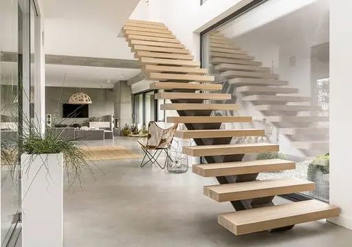 Floating staircase design
