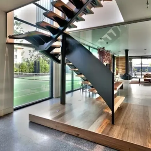 Iron staircase