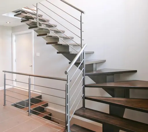 L-shaped stairs