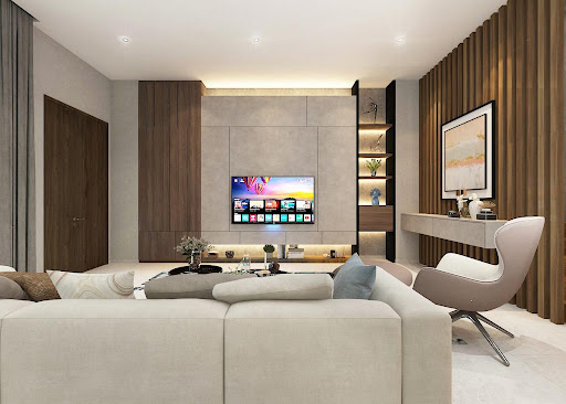 Key Considerations Before You Start, living room of a design and build home